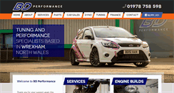 Desktop Screenshot of bdperformance.co.uk
